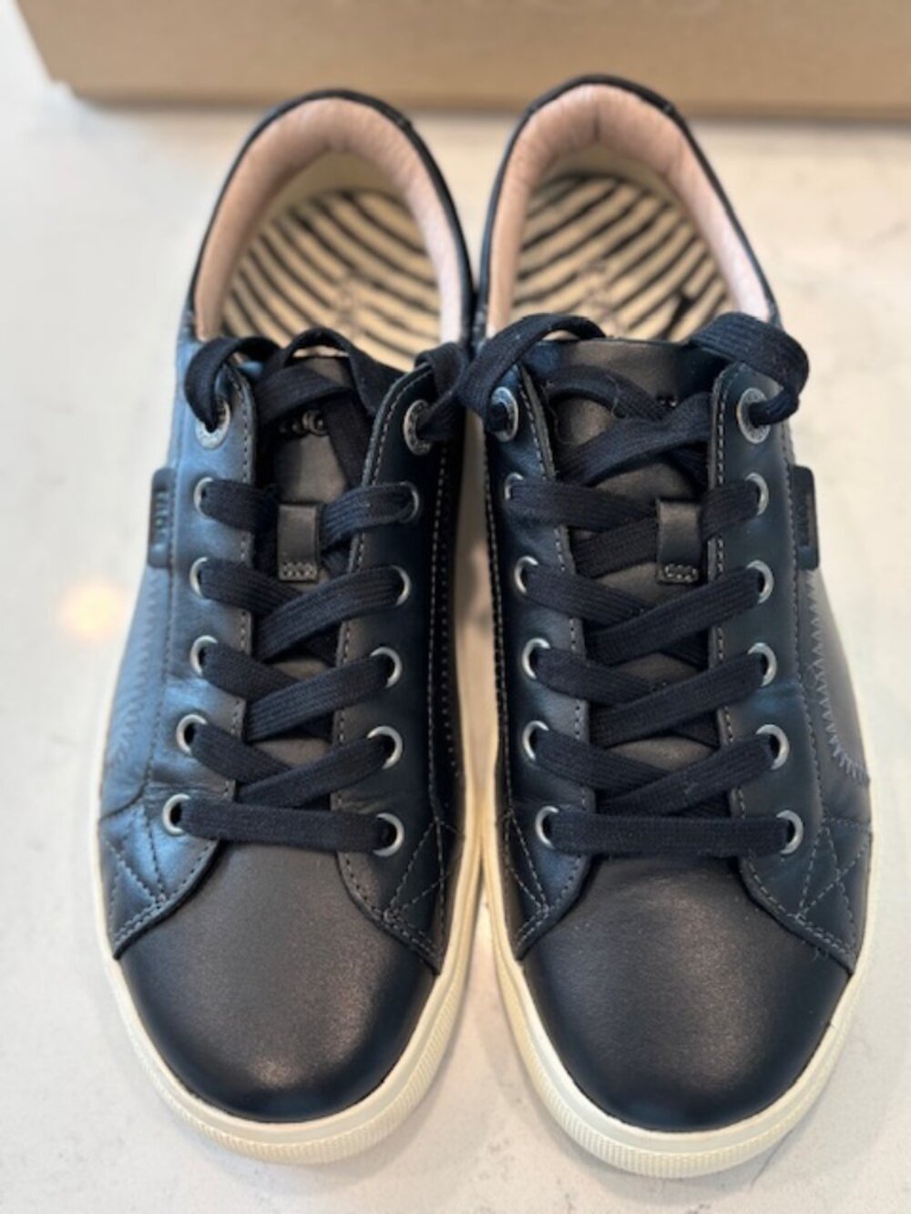 Taos - Plim Soul Lux Sneakers - Black Leather - Picture 5 of 9